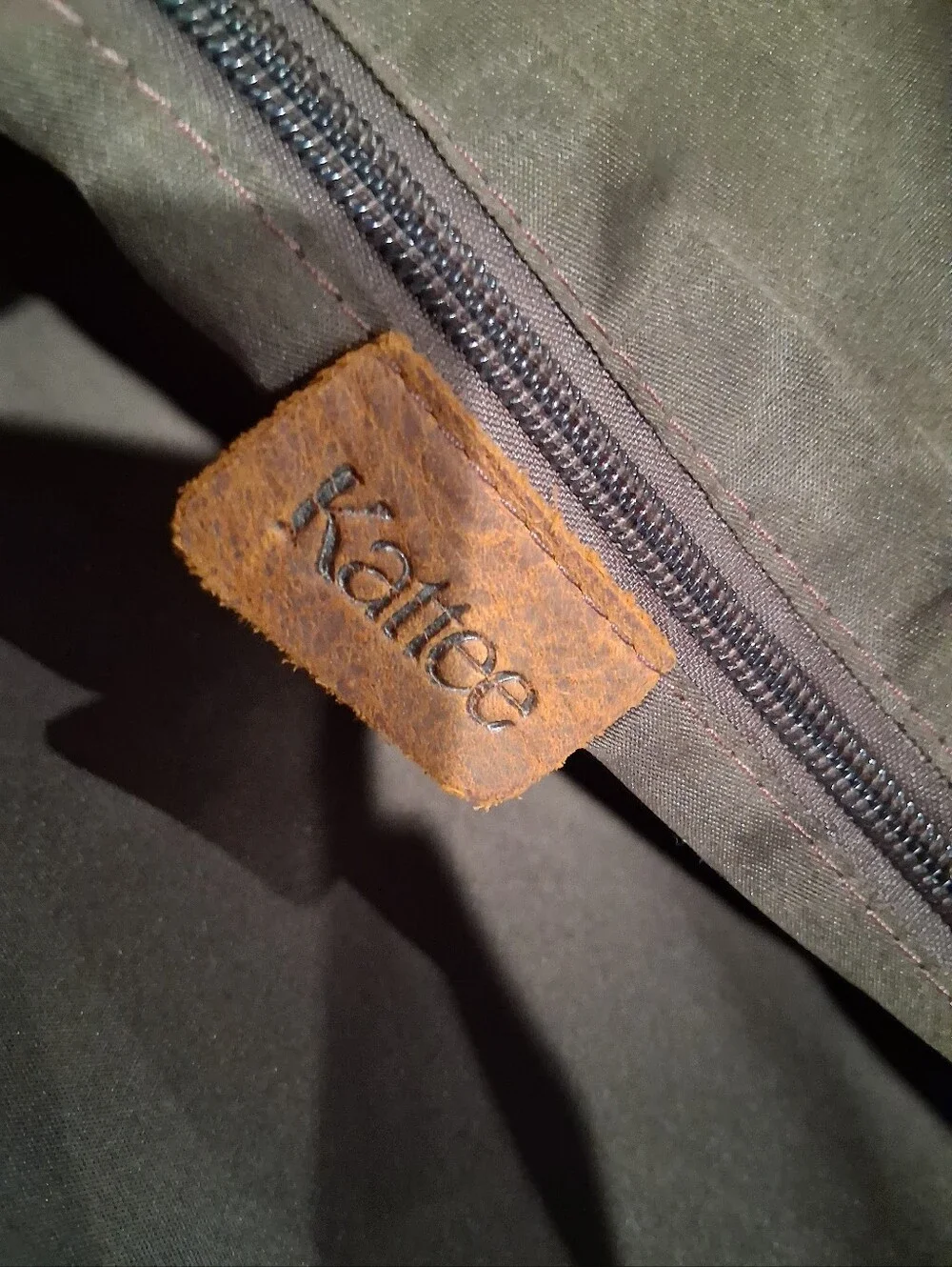 Gorgeous KATTEE Rustic Leather Briefcase